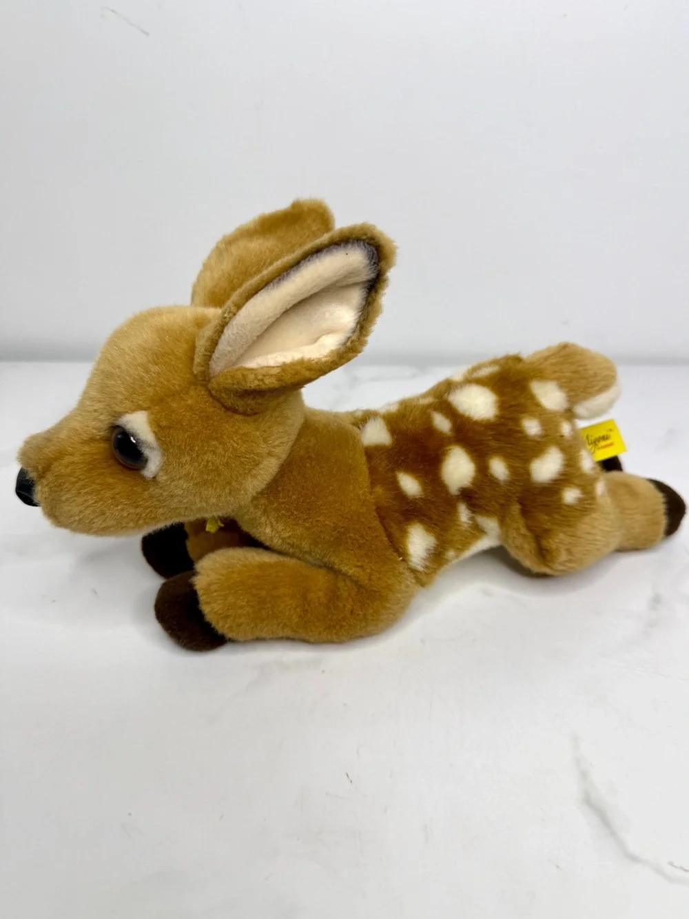 Aurora Miyoni Deer Fawn Plush Stuffed Animal Baby Doe Soft Cuddly Brown 12
